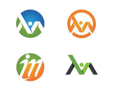 M harfi logosu