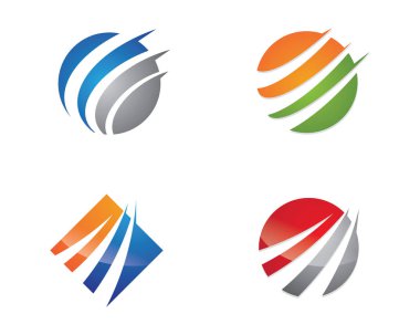 Daha Hızlı Logo Şablonu vektör çizimi tasarımı