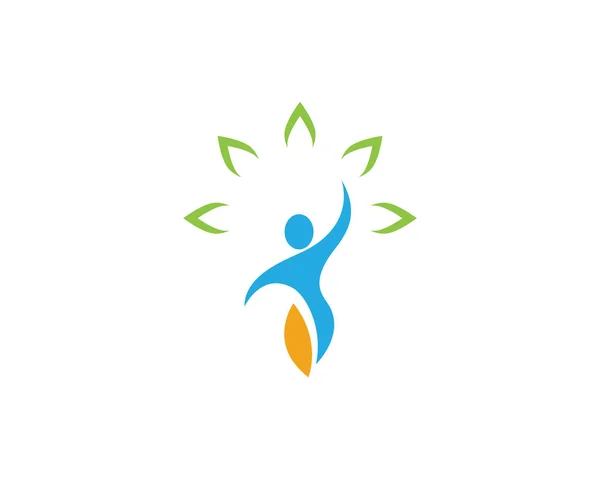 Logo für gesundes Leben — Stockvektor