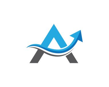 Bir Harf Logosu İş Şablonu Vektör simgesi