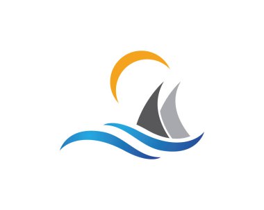 seyahat gemisi Logo Şablonu vektör simgesi tasarımı