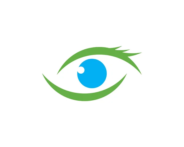 Identidade de marca Corporate Eye Care design de logotipo do vetor — Vetor de Stock