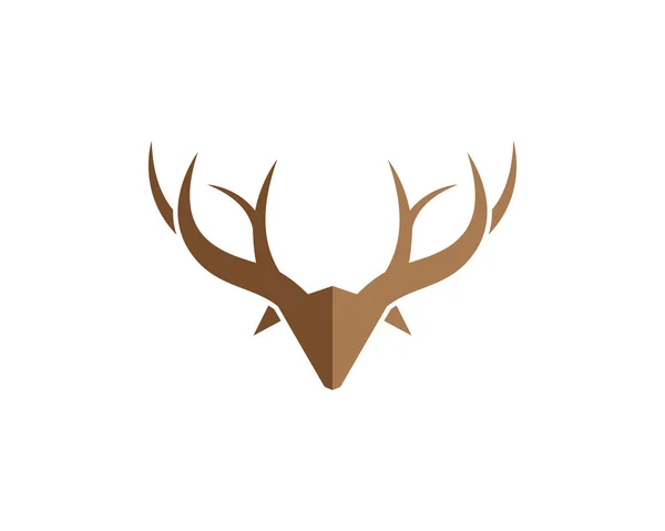 Deer Logo Template — Stock Vector
