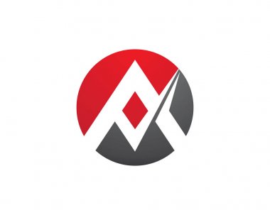 Bir Harf Logosu İş Şablonu Vektör simgesi