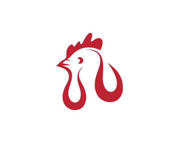 Horoz logo şablonu — Stok Vektör