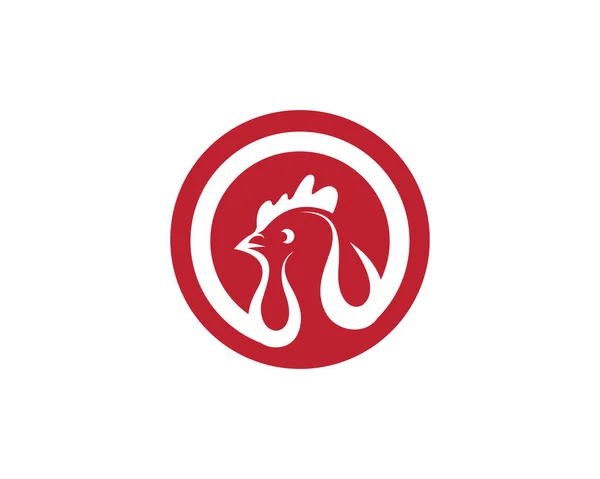 Horoz logo şablonu — Stok Vektör