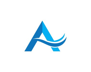 Bir Harf Logosu İş Şablonu Vektör simgesi