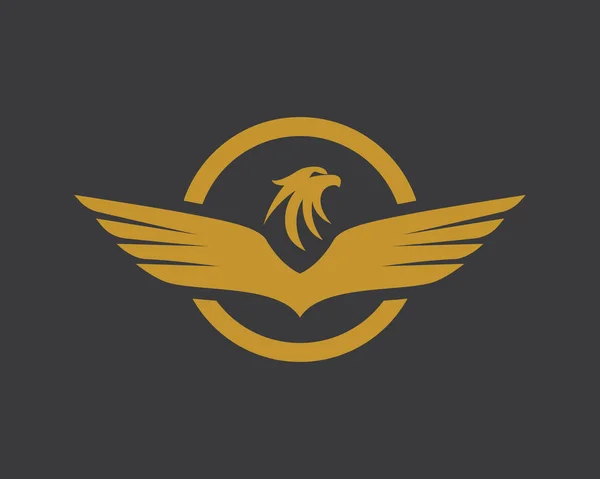 Falcon Logo Template — Stock Vector