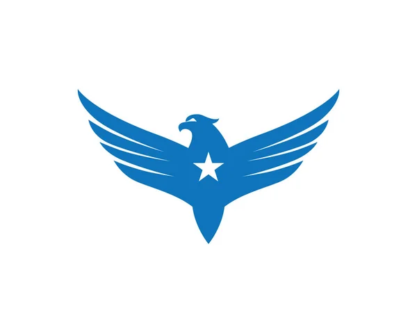 Falcon Logo plantilla — Archivo Imágenes Vectoriales