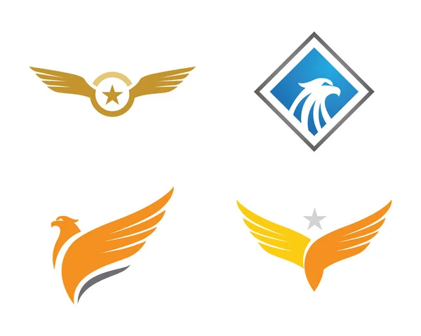 Falcon Logo sjabloon — Stockvector