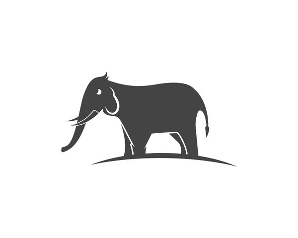 Modèle de logo éléphant — Image vectorielle