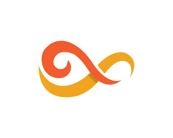Infinity Design Infinity logo Vector Logo template — Stock Vector