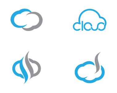 Bulut Logo şablonu