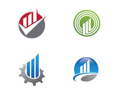 Business Finance profesyonel logo şablon vektör simgesi