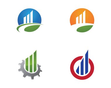 Business Finance profesyonel logo şablon vektör simgesi