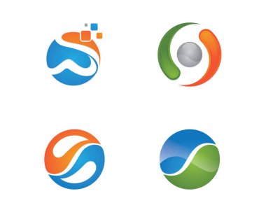 S Harfi Logo şablonu