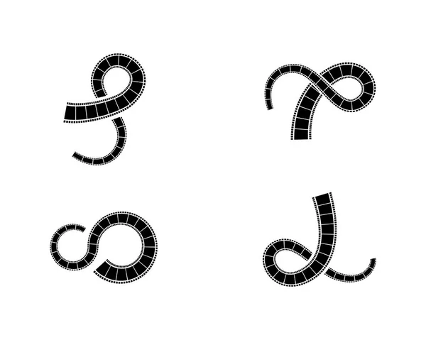 Дизайн векторной иллюстрации шаблона логотипа — стоковый вектор