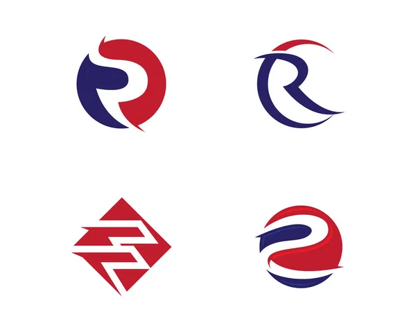 R lettre logo — Image vectorielle