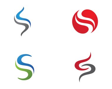 S Harfi Logo şablonu