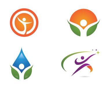 Sağlık Logo şablonu