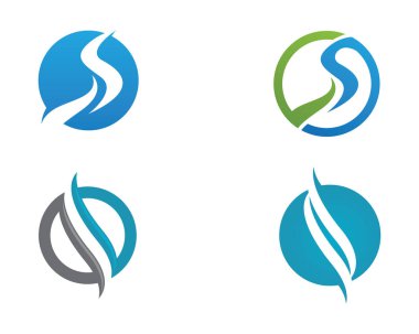 S Harfi Logo şablonu