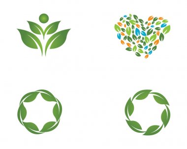 Eko Ağacı Yaprak Şablonu