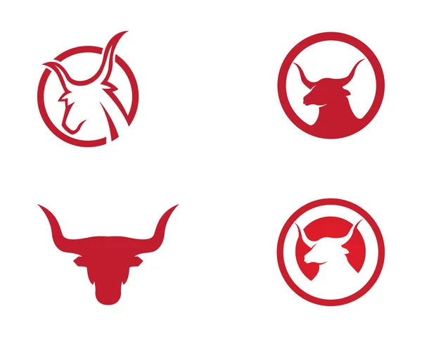 Templat Taurus Logo - Stok Vektor