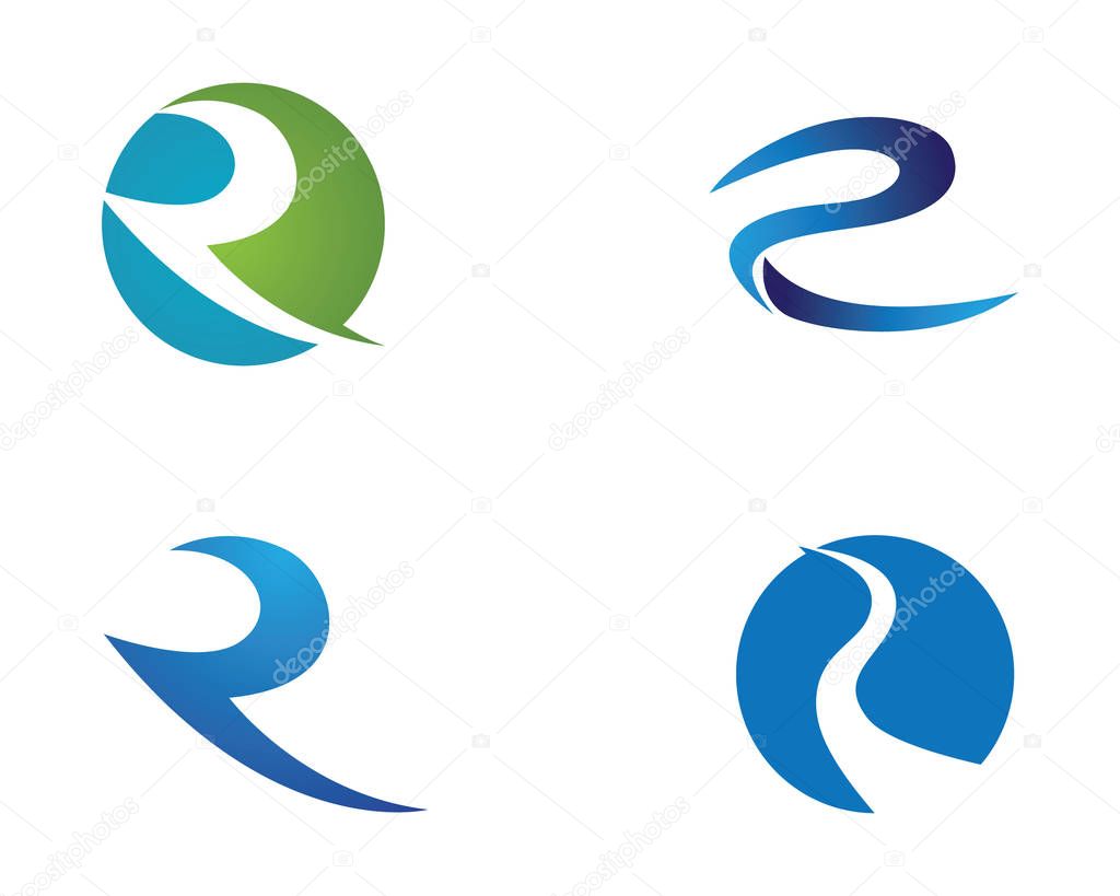 R Letter Logo Business Template Vector icon