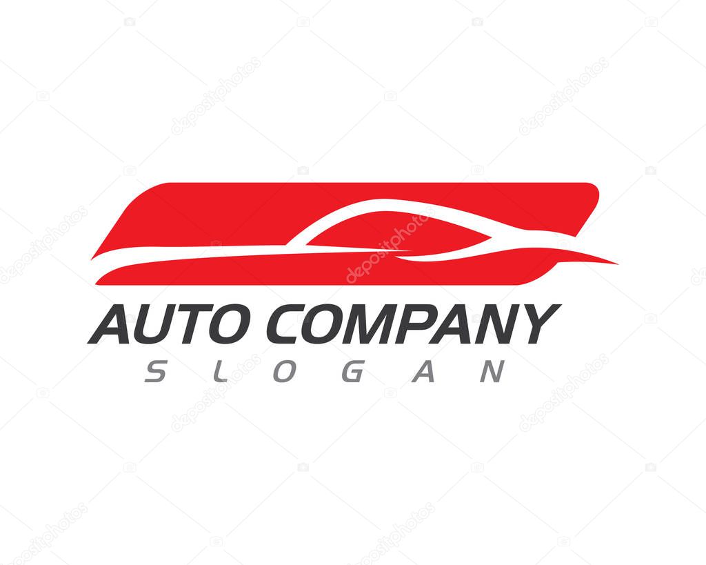 Speed Auto car Logo Template vector icon