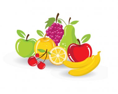 Meyve vektör çizim tasarım sembolü