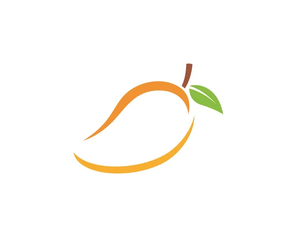 Mango i platt stil. Mango vektor logotyp. Mango ikon — Stock vektor