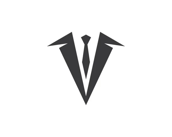 Tuxedo logo modello icona vettoriale illustrazione design — Vettoriale Stock