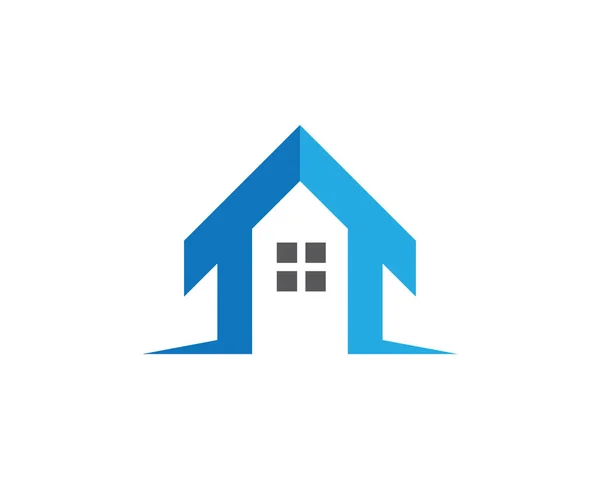 Logovorlage für Immobilien — Stockvektor