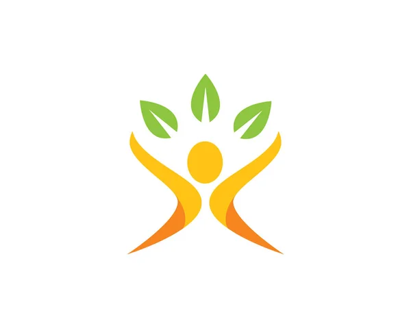 Logotipo de vida saludable — Archivo Imágenes Vectoriales