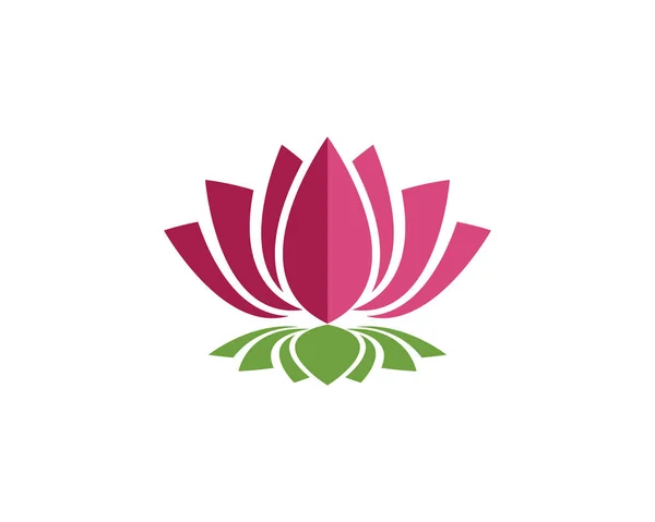 Güzellik Vektörü çiçek tasarımı logo şablonu simgesi — Stok Vektör