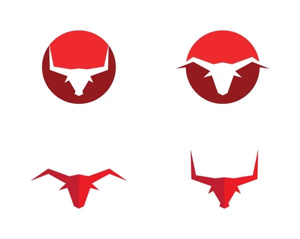 Býk Logo šablona — Stockový vektor
