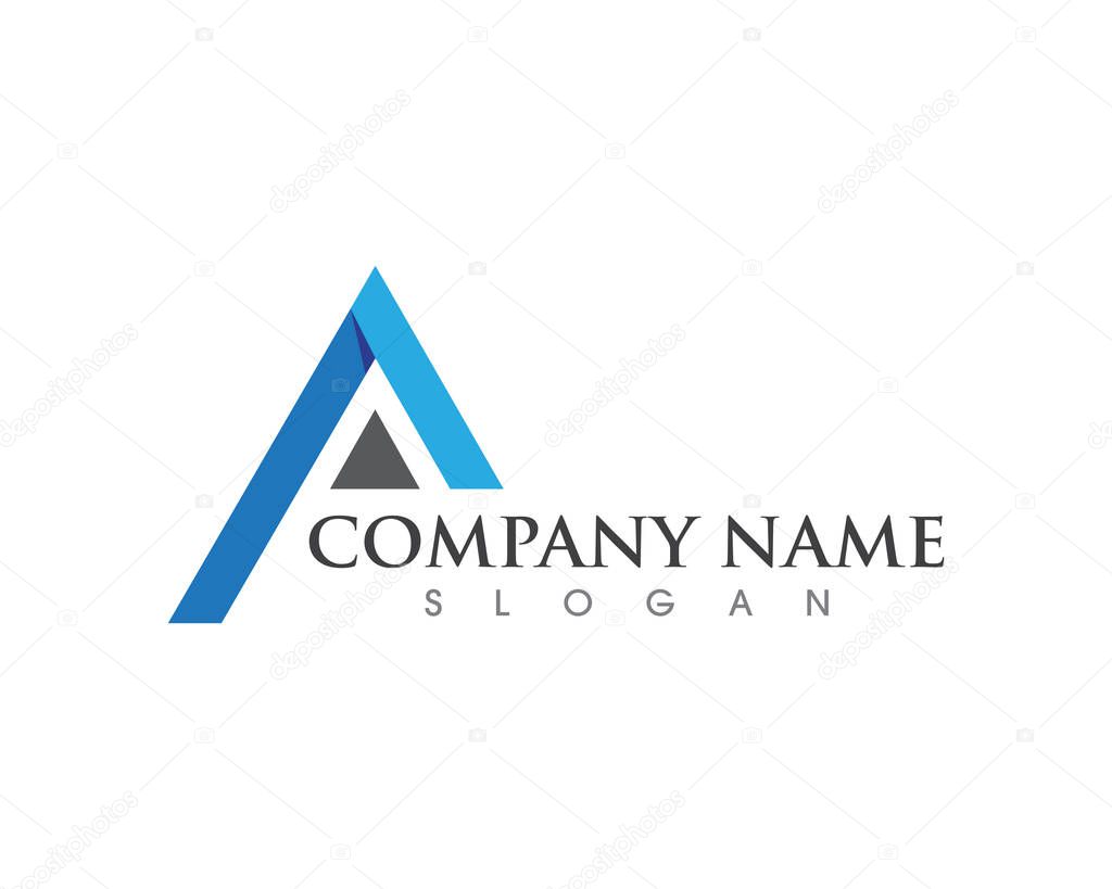 A Letter Logo Business Template Vector icon