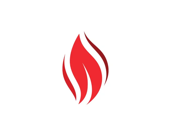 Brand vlam logo template — Stockvector