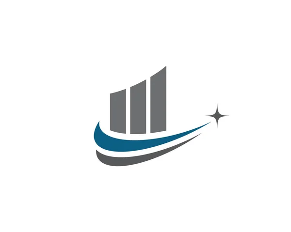 Negocios Finanzas logotipo profesional plantilla vector icono — Archivo Imágenes Vectoriales