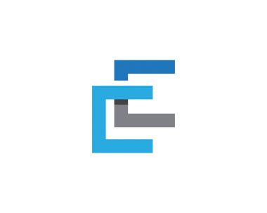 C Harfi Logo Şablonu vektör simgesi tasarımı