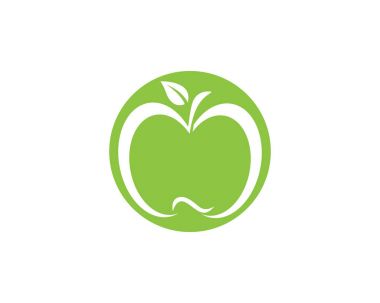 Apple vektör çizim tasarım sembolü