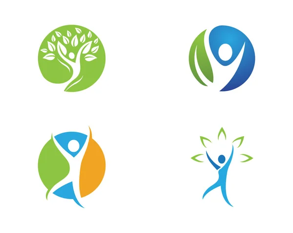 Logo-ul Healthy Life — Vector de stoc