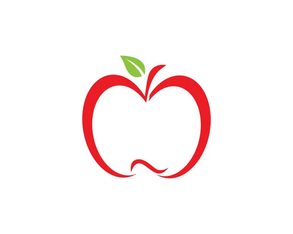 Illustration vectorielle Apple symbole de conception — Image vectorielle