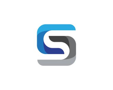 S Harfi Logo şablonu