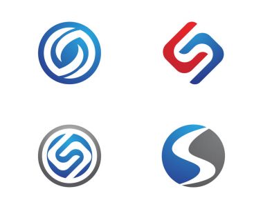 S Harfi Logo şablonu