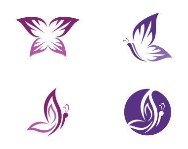 Kelebek logo şablonu