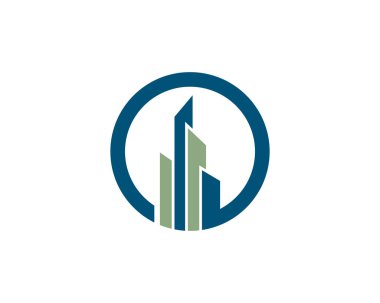 Bina logo vektör çizim tasarım