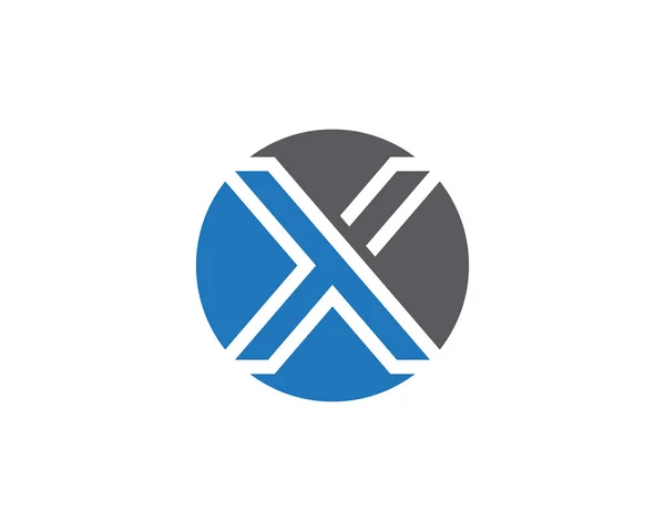 X γράμμα λογότυπο πρότυπο διάνυσμα — Διανυσματικό Αρχείο