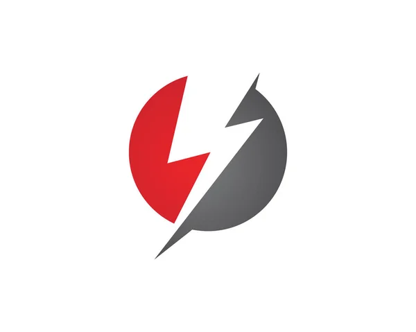 Plantilla de logotipo Lightning — Archivo Imágenes Vectoriales