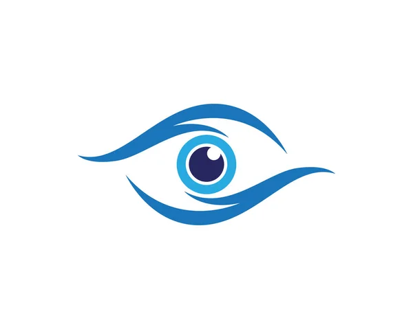 Eye Care Vektor Logo Design — Stockvektor